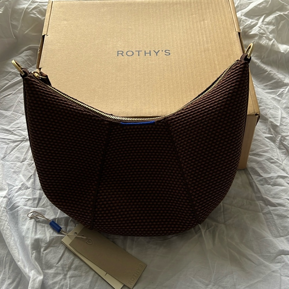 Rothy’s Crescent Bag NWT in Eclipse